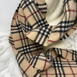 BURBERRY WOMEN'S SCARF/SHAWL camel black red