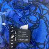 SUZY ROHER WOMEN'S SCARF/SHAWL blue print