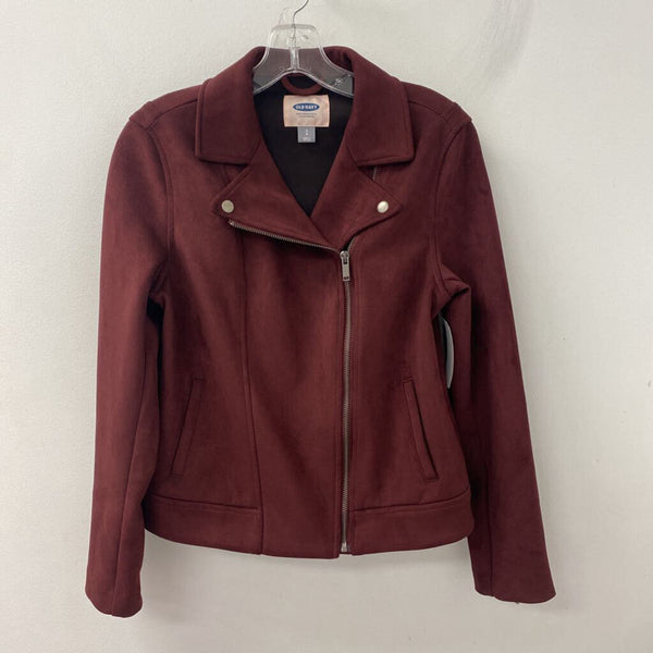 OLD NAVY WOMEN'S BLAZER/JACKET burgundy S