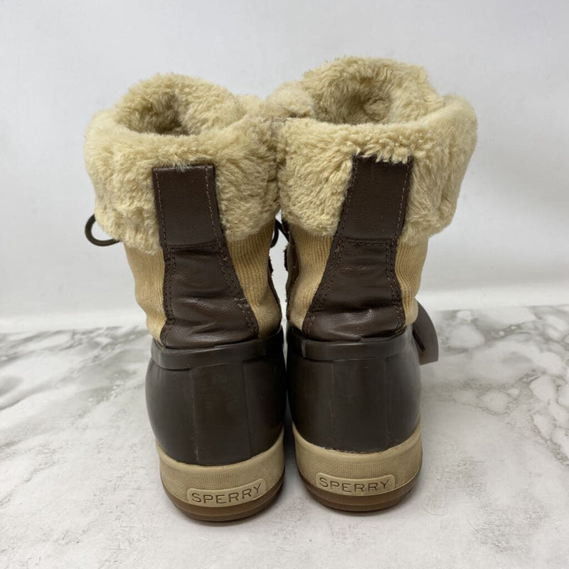 SPERRY WOMEN'S BOOTS WINTER brown camel 7.5