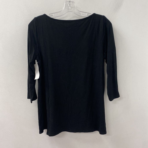 EILEEN FISHER WOMEN'S TOP black M