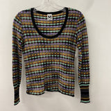 MISSONI WOMEN'S SWEATER black purple multi S/10