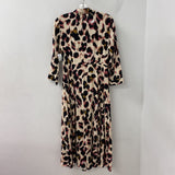 Y.A.S. WOMEN'S DRESS pink animal print S