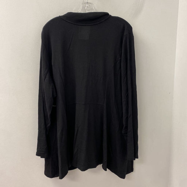 CALVIN KLEIN WOMEN'S PLUS TOP black 3X