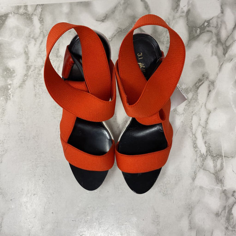 3.1 PHILLIP LIM WOMEN'S HEELS red black white mix 37