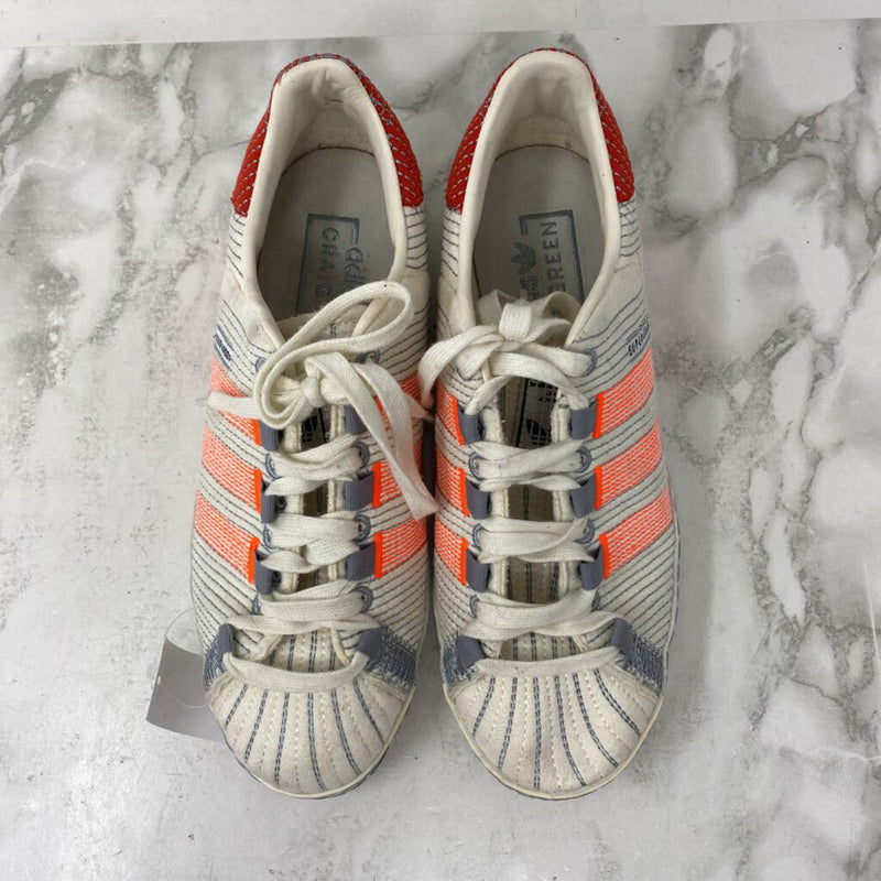 ADIDAS WOMEN'S SNEAKERS cream orange grey 38.5