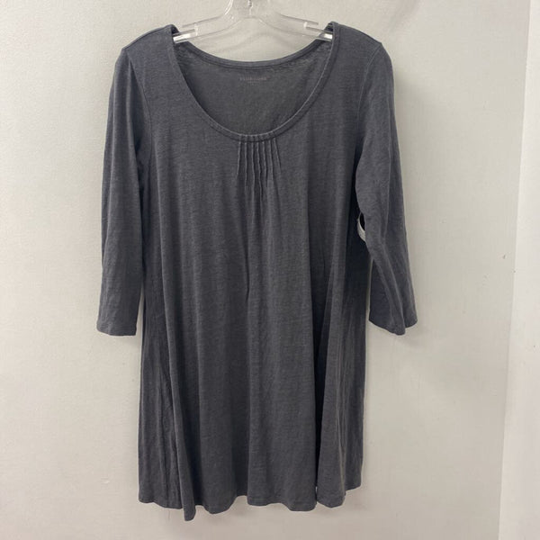 EILEEN FISHER WOMEN'S TOP grey L