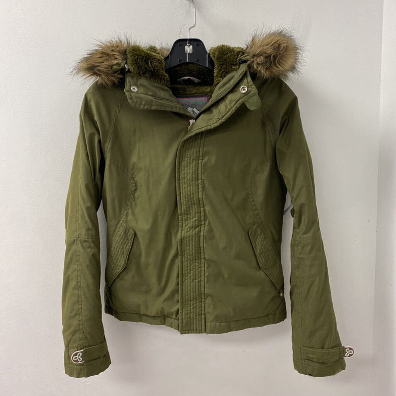 TNA WOMEN'S COAT olive green M