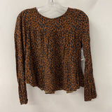 GAP WOMEN'S BLOUSE/SHIRT leopard print S