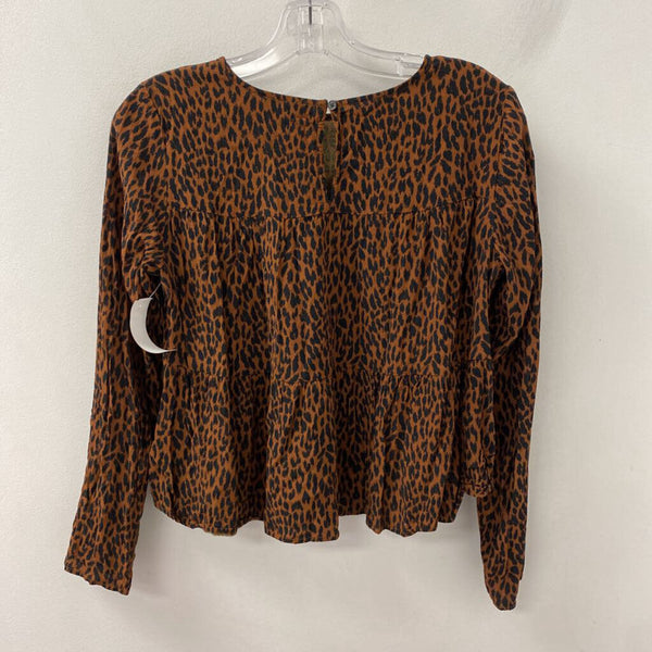 GAP WOMEN'S BLOUSE/SHIRT leopard print S