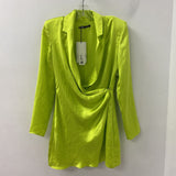 ZARA WOMEN'S DRESS lime green S