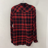 BELLA DAHL WOMEN'S BLOUSE/SHIRT red black mix M