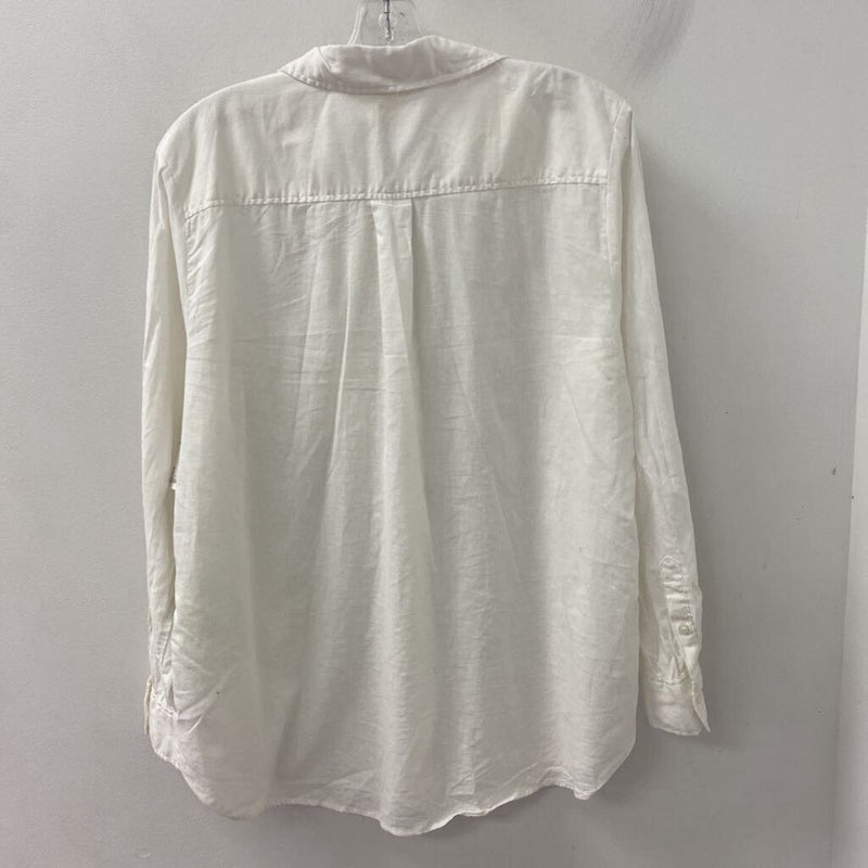 H&M WOMEN'S BLOUSE/SHIRT white M