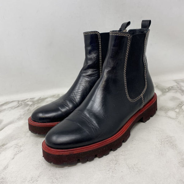 WOMEN'S BOOTS black red mix 6