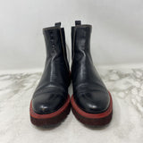 WOMEN'S BOOTS black red mix 6