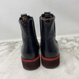 WOMEN'S BOOTS black red mix 6