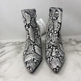 WOMEN'S BOOTS black white mix 8