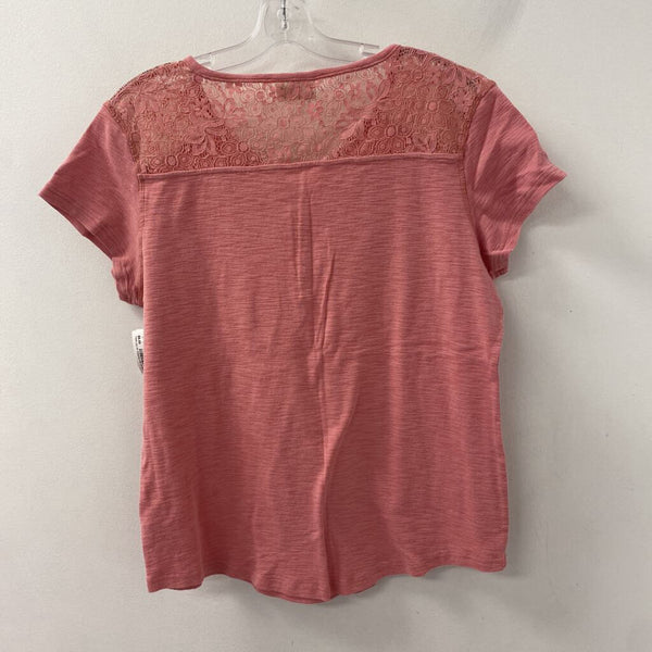 WOMEN'S PLUS TOP pink XXL