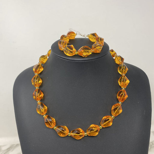 925 WOMEN'S JEWELRY SET orange