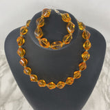 925 WOMEN'S JEWELRY SET orange