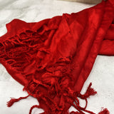 WOMEN'S SCARF/SHAWL red