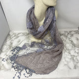 WOMEN'S SCARF/SHAWL pale purple