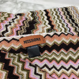 MISSONI WOMEN'S SCARF/SHAWL brown peach pink olive mix