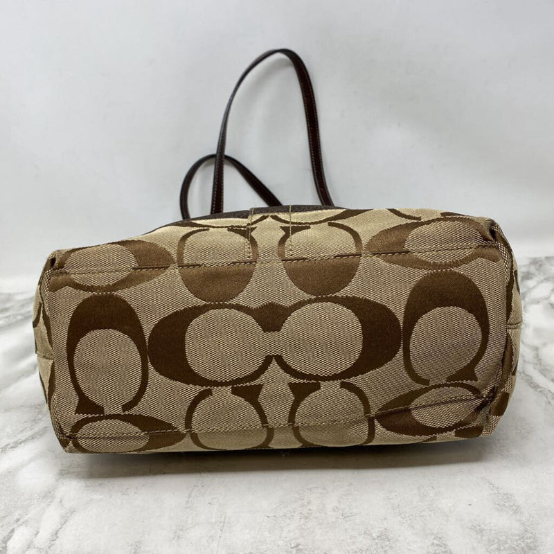 COACH WOMEN'S BAG beige brown