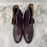 WOMEN'S BOOTS burgundy 6.5