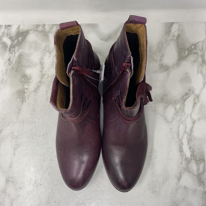 WOMEN'S BOOTS burgundy 6.5