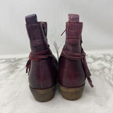 WOMEN'S BOOTS burgundy 6.5