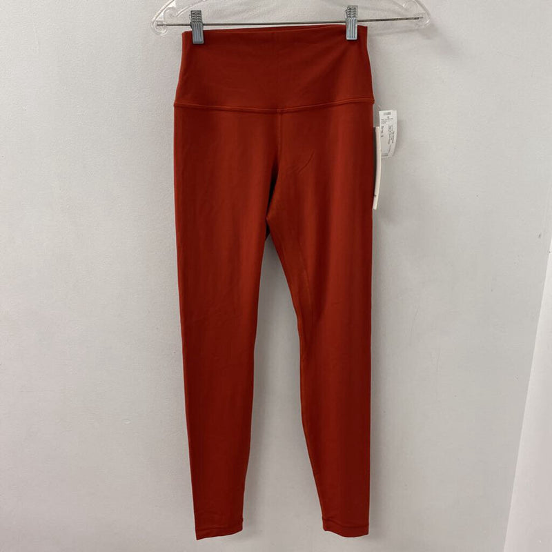 LULULEMON WOMEN'S ACTIVE BOTTOM burnt orange 6