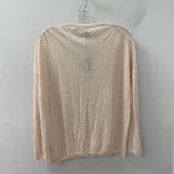 360 SWEATER WOMEN'S SWEATER pink white stripe M