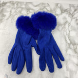 WOMEN'S GLOVES/MITTS royal blue M/L