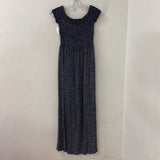 WOMEN'S DRESS navy white mix S