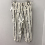 GAP WOMEN'S PANTS white charcoal mix 6