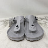 CUSHIONAIRE WOMEN'S SANDALS ice grey 9