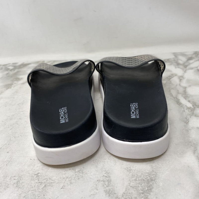 MICHAEL/Michael Kors WOMEN'S FOOTWEAR black white mix 9