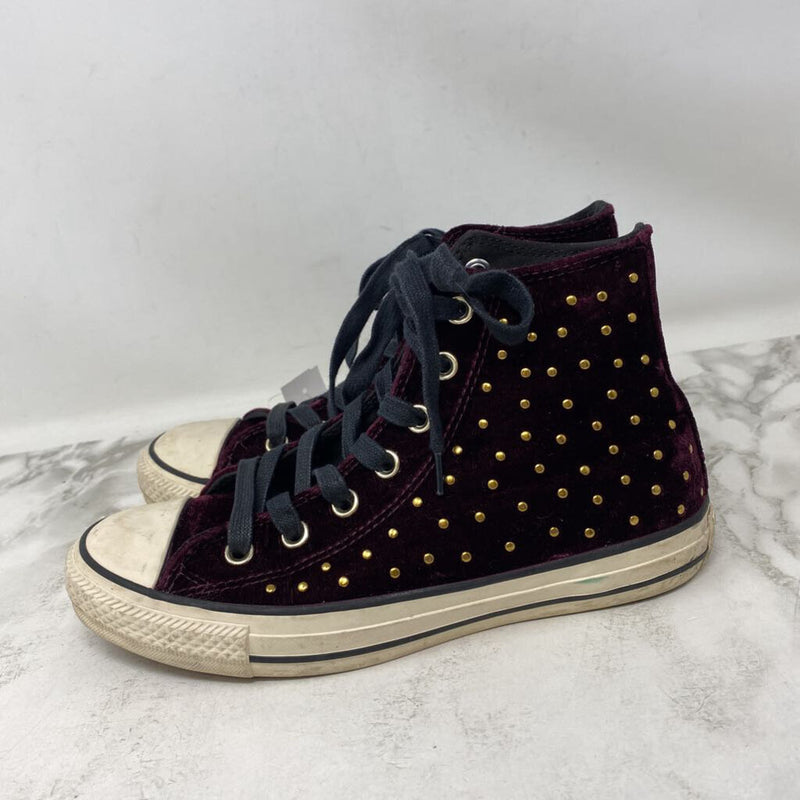 CONVERSE WOMEN'S SNEAKERS maroon 7.5