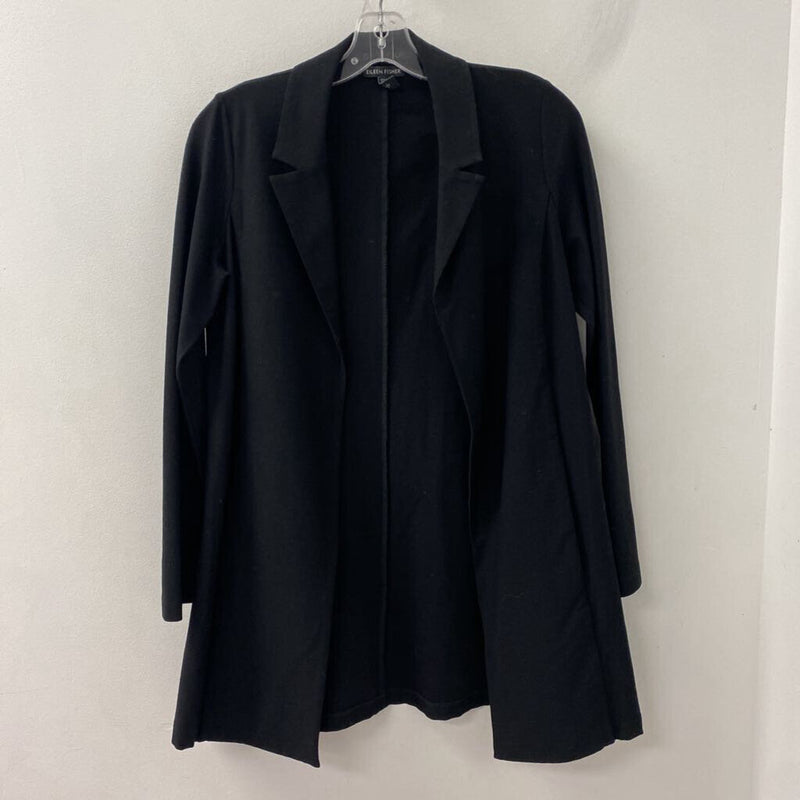 EILEEN FISHER WOMEN'S BLAZER/JACKET black XS