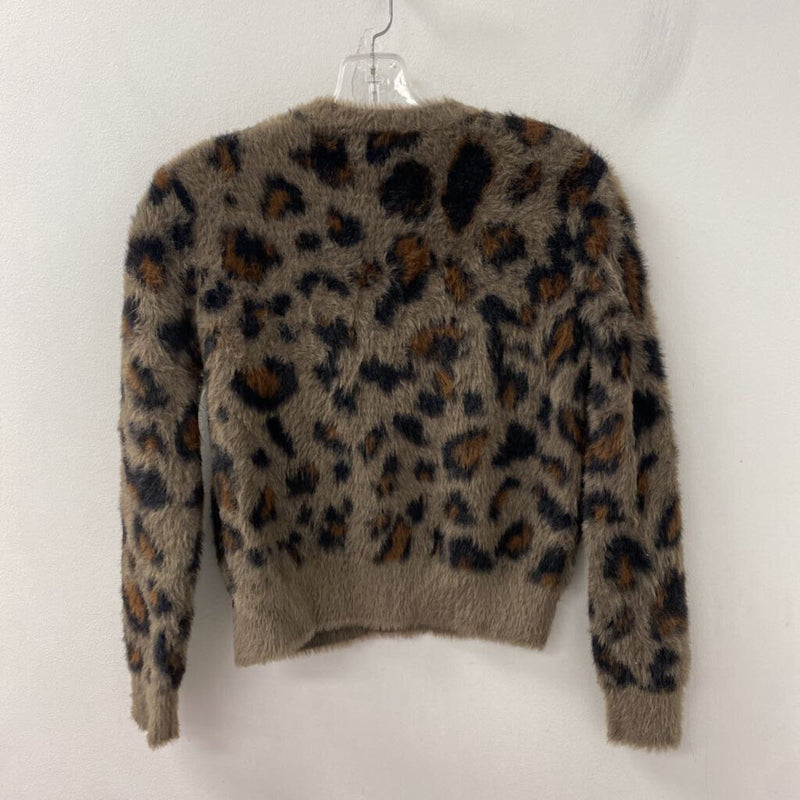 ZARA WOMEN'S CARDIGAN leopard print S