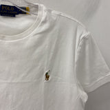 POLO ralph lauren WOMEN'S T-SHIRT white M