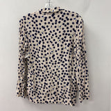 H&M WOMEN'S BLOUSE/SHIRT cream navy yellow 2